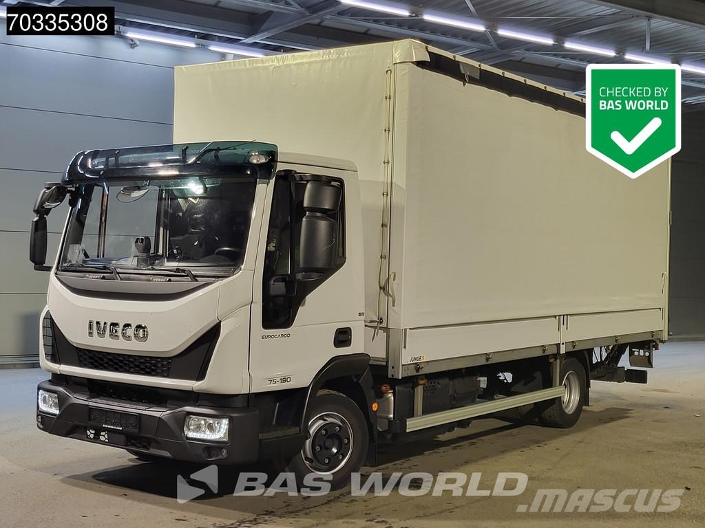 Iveco Eurocargo 75E190 4X2 8tonner 1000kg Tailgate Autom Kofferaufbau