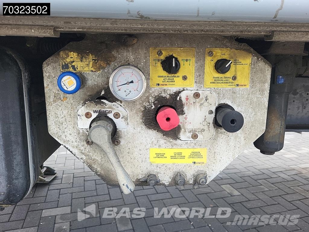 Legras F10271 3 axles Lift Axle Cajas de piso oscilante