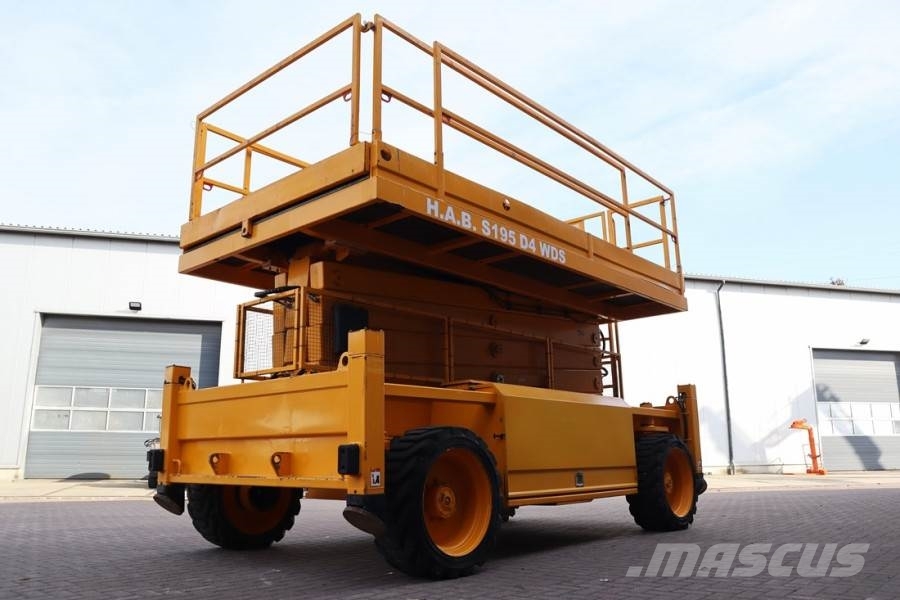 HAB S195-24 D4WDS Diesel, 4x4 Drive, 19.5m Working Hei Žirkliniai keltuvai