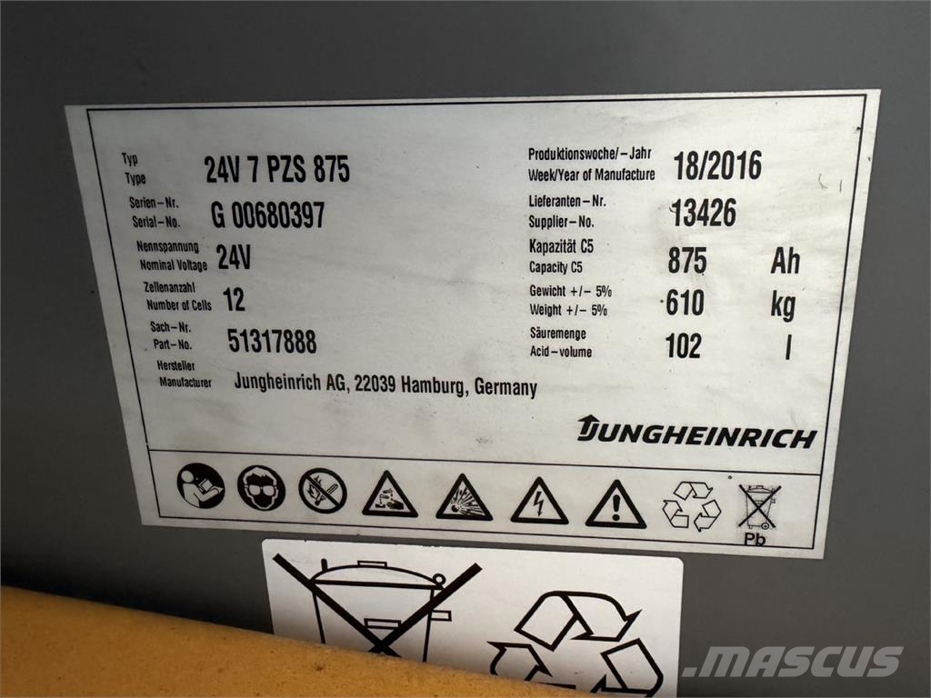 Jungheinrich EFG 113 Carrelli elevatori elettrici