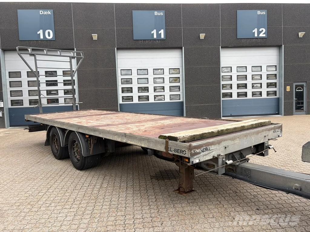 Mercedes-Benz Actros 1836 Streamspace 4x2 + Kelberg trailer 2014 Platte bakwagens