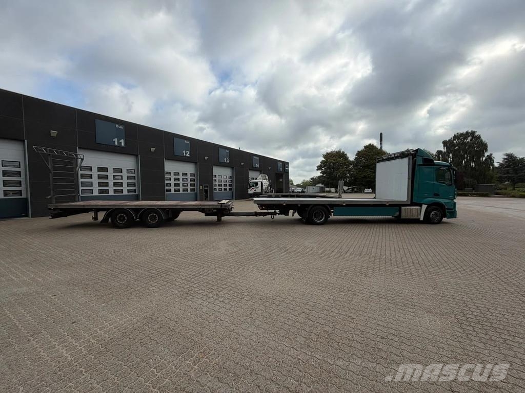Mercedes-Benz Actros 1836 Streamspace 4x2 + Kelberg trailer 2014 Platte bakwagens