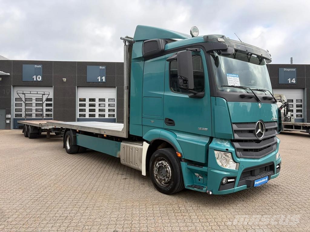 Mercedes-Benz Actros 1836 Streamspace 4x2 + Kelberg trailer 2014 Platte bakwagens