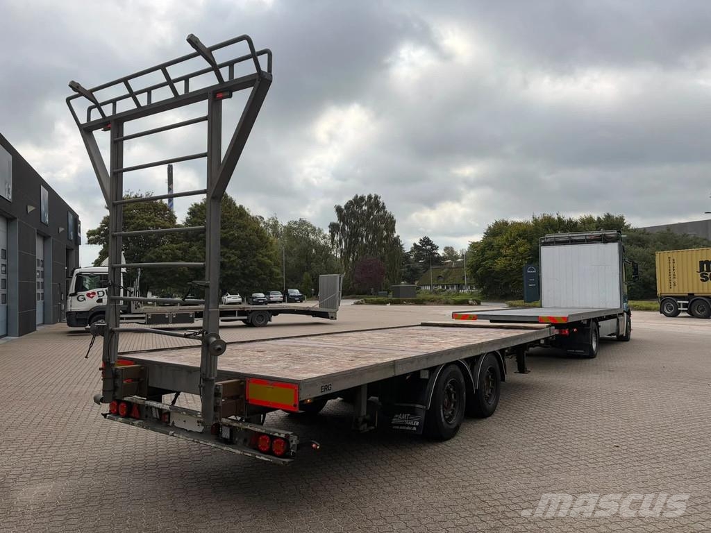 Mercedes-Benz Actros 1836 Streamspace 4x2 + Kelberg trailer 2014 Platte bakwagens