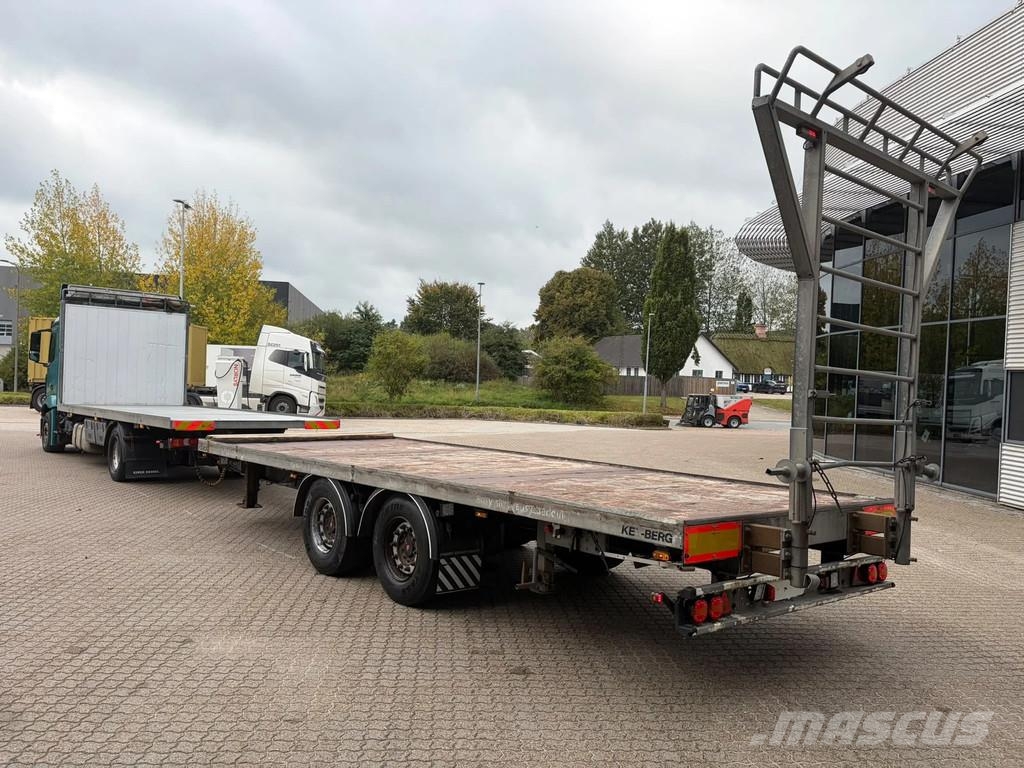 Mercedes-Benz Actros 1836 Streamspace 4x2 + Kelberg trailer 2014 Platte bakwagens