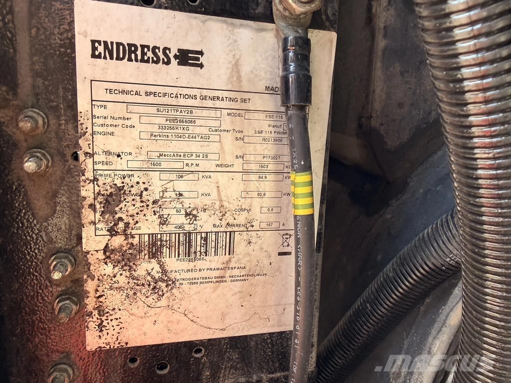 Endress ESE115 PW/MPS - silent genset / Perkins engine / M Diesel Generatoren
