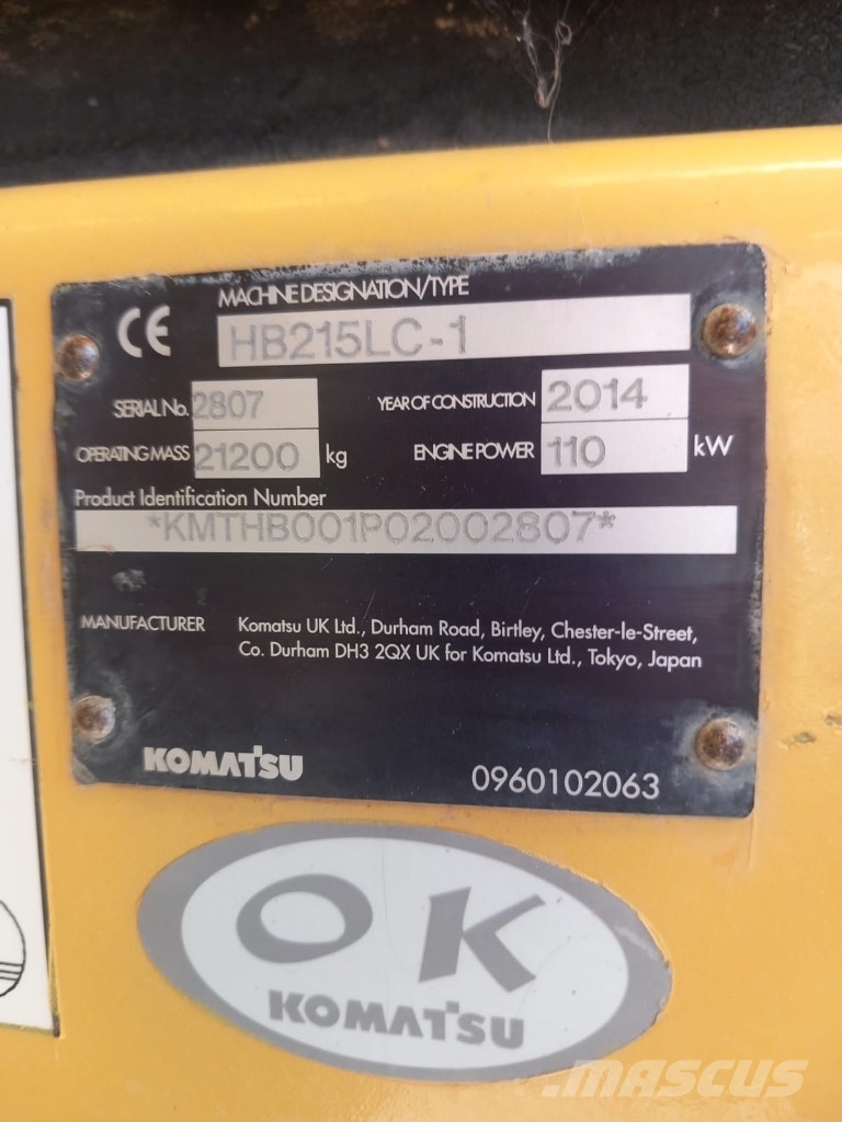 Komatsu HB 215 LC-1 Radiatorer