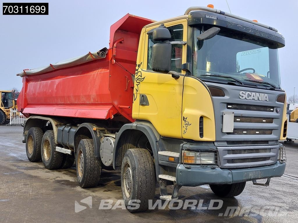 Scania G420 G 8X6 8x6 18m3 KH tipper Steel Suspension Big 덤프 트럭