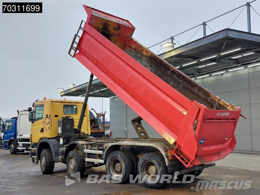 Scania G420 G 8X6 8x6 18m3 KH tipper Steel Suspension Big 덤프 트럭