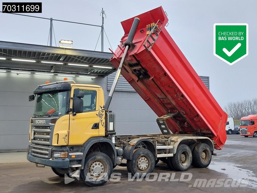 Scania G420 G 8X6 8x6 18m3 KH tipper Steel Suspension Big 덤프 트럭