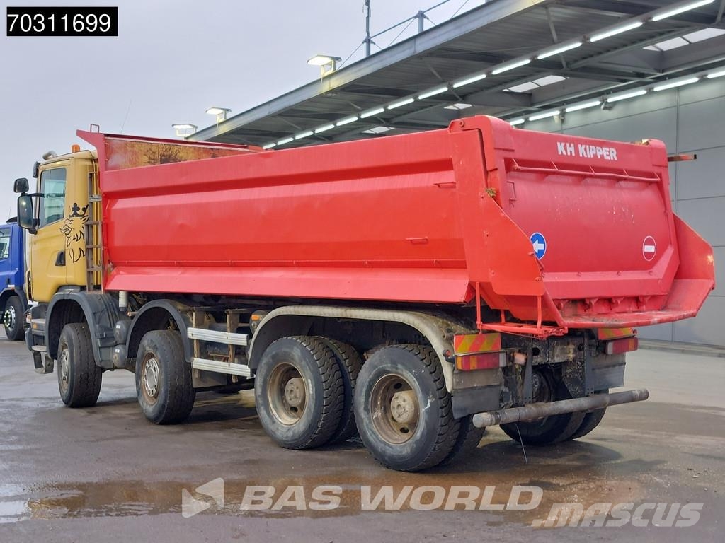 Scania G420 G 8X6 8x6 18m3 KH tipper Steel Suspension Big 덤프 트럭