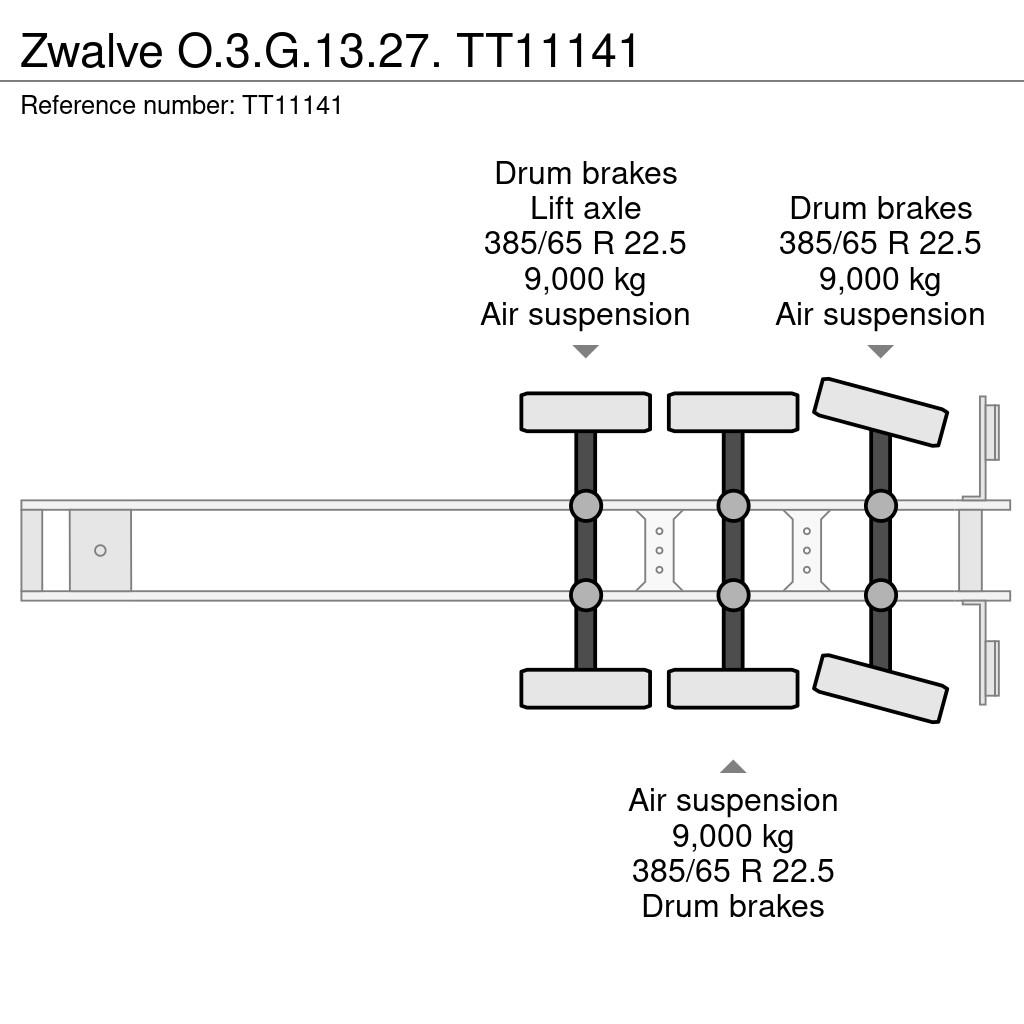 Zwalve O.3.G.13.27. 平板半挂车\侧翻自卸半挂车