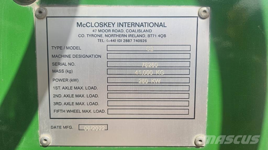 McCloskey C2 Knusere - anlæg