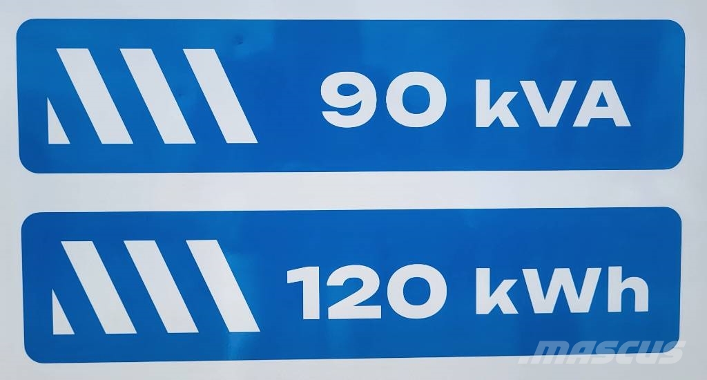 POWR2 Powerbank XPRO 90kVA/ 120kWh Hybrid generatorer