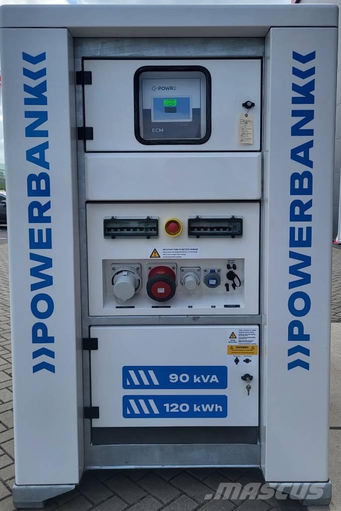 POWR2 Powerbank XPRO 90kVA/ 120kWh Hybrid generatorer