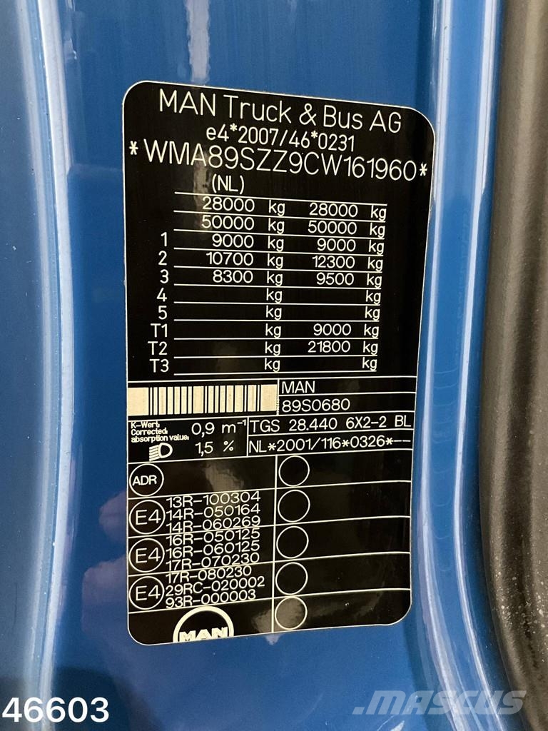MAN TGS 28.440 VDL 30 Ton haakarmsysteem Krokbil