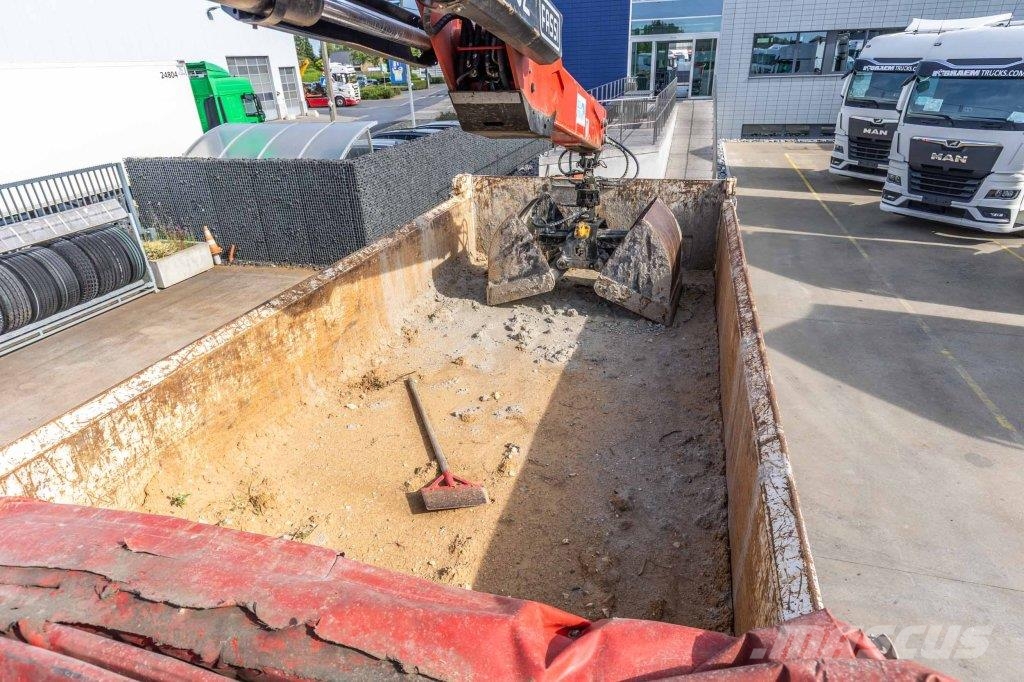 Mercedes-Benz AROCS 3243 BB+BIBENNE+ BAE HYDR+FASSI 16T/m+2EXT Camion benne