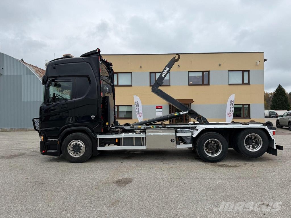 Scania R580 6X2 EURO6 + RETARDER + JOAB LIFT Camion ampliroll