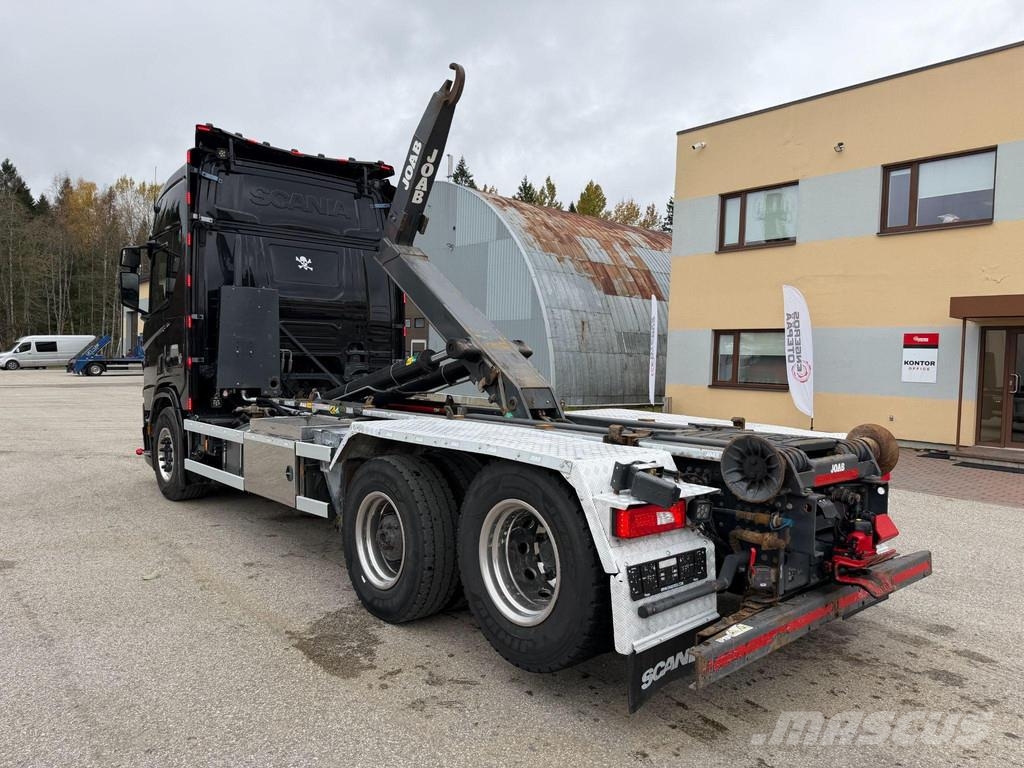 Scania R580 6X2 EURO6 + RETARDER + JOAB LIFT Camion ampliroll