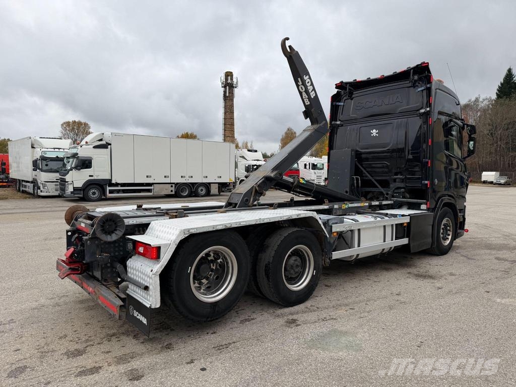 Scania R580 6X2 EURO6 + RETARDER + JOAB LIFT Camion ampliroll