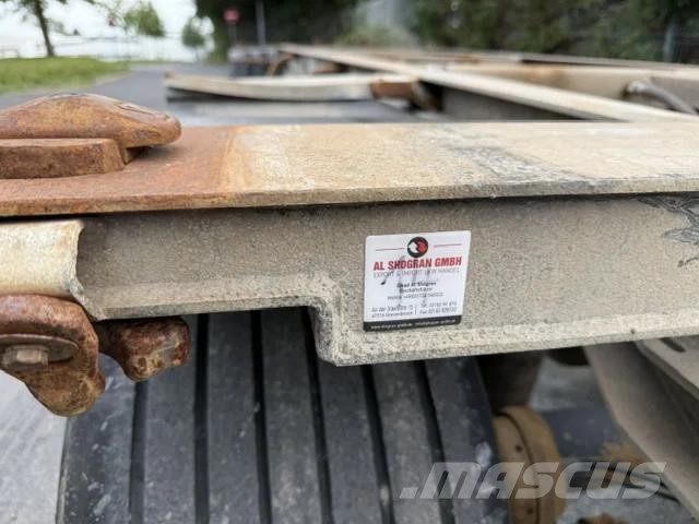 Schmitz Cargobull / BDF Wechselbrücken / 2 x Achsen SAF Причепи для перевезення контейнерів