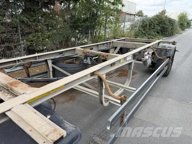 Schmitz Cargobull / BDF Wechselbrücken / 2 x Achsen SAF Причепи для перевезення контейнерів