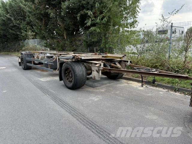 Schmitz Cargobull / BDF Wechselbrücken / 2 x Achsen SAF Причепи для перевезення контейнерів