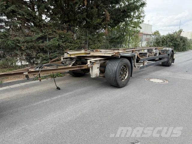 Schmitz Cargobull / BDF Wechselbrücken / 2 x Achsen SAF Причепи для перевезення контейнерів