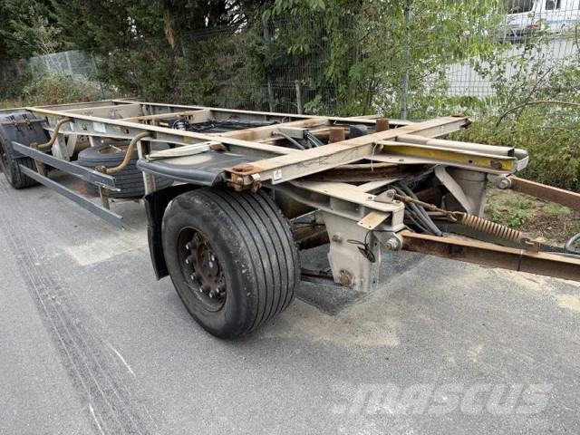 Schmitz Cargobull / BDF Wechselbrücken / 2 x Achsen SAF Причепи для перевезення контейнерів