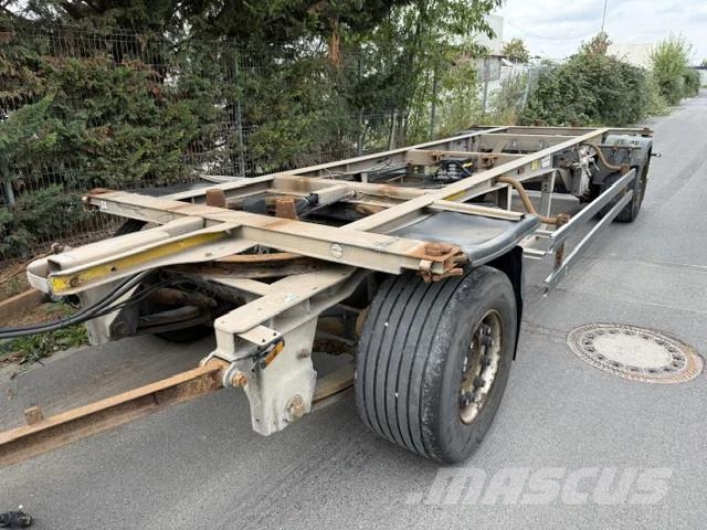 Schmitz Cargobull / BDF Wechselbrücken / 2 x Achsen SAF Причепи для перевезення контейнерів