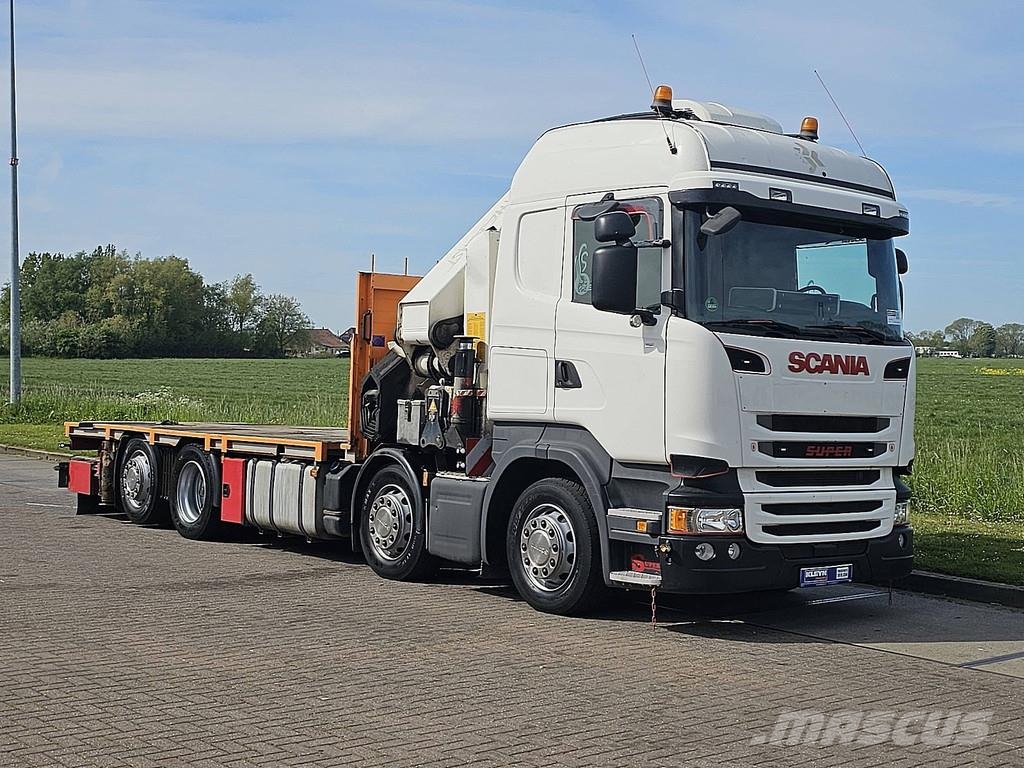 Scania R490 8X2*6 HMF 6020K6 Camiones de cama baja