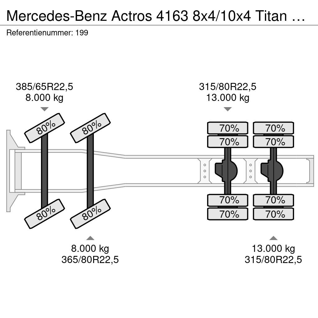 Mercedes-Benz Actros 4163 8x4/10x4 Titan Andockachse 180 Ton 3 P Camiones tractor