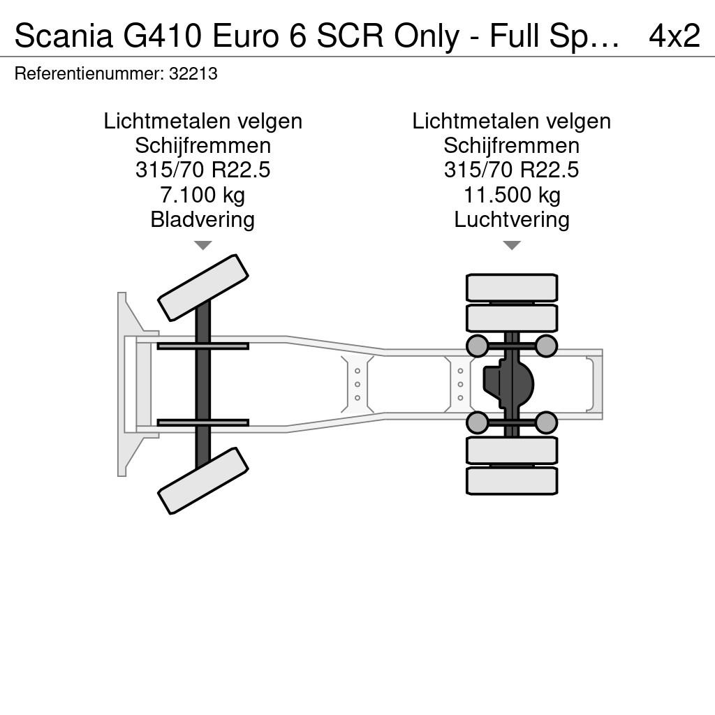 Scania G410 Euro 6 SCR Only - Full Spoiler - Alcoa - Smar Sattelzugmaschinen
