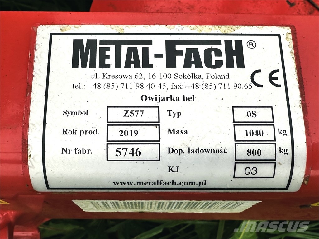 Metal-Fach Z577 Обмотувачі