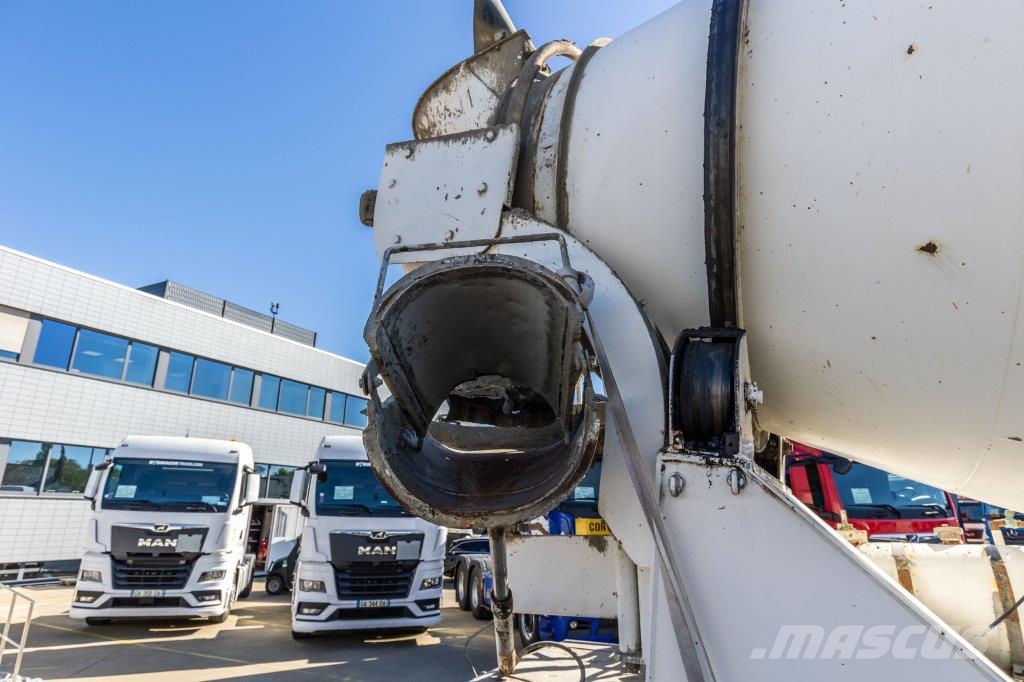 Renders BETON MIXER 12M3 + MOTOR/MOTEUR/ENGIN (MALAXEUR/MI Muut puoliperävaunut