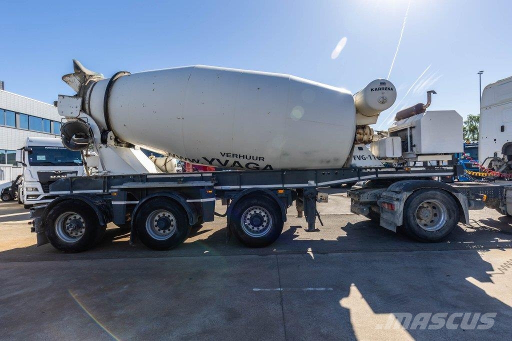 Renders BETON MIXER 12M3 + MOTOR/MOTEUR/ENGIN (MALAXEUR/MI Muut puoliperävaunut