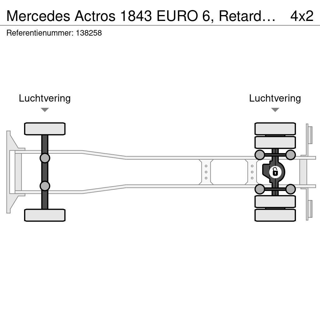 Mercedes-Benz Actros 1843 EURO 6, Retarder, Kassbohrer, Combi Oprijwagen