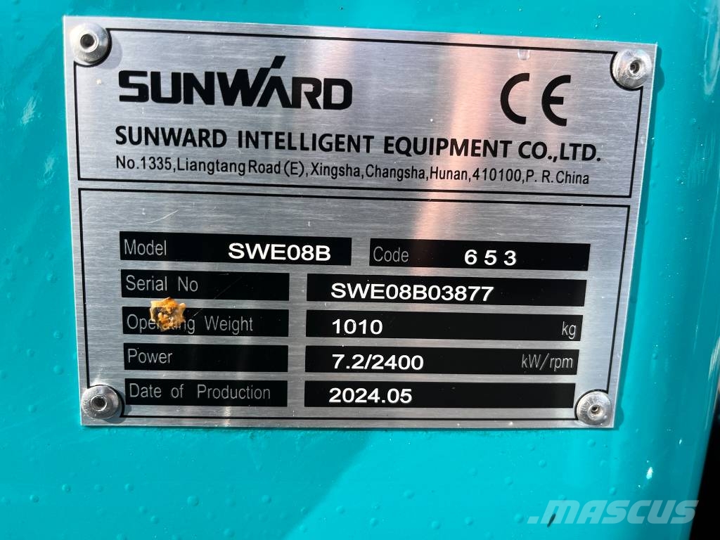 Sunward SWE 08 B Miniekskavaatorid < 7 t