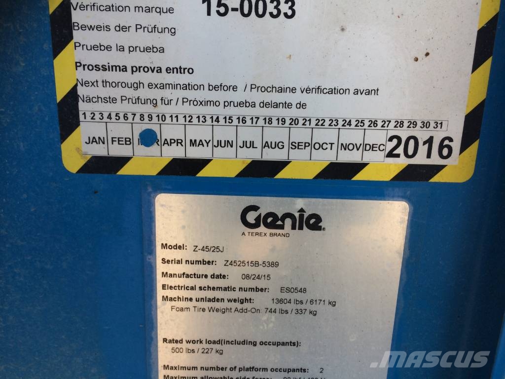 Genie Z 45/25 J Articulated boom lifts
