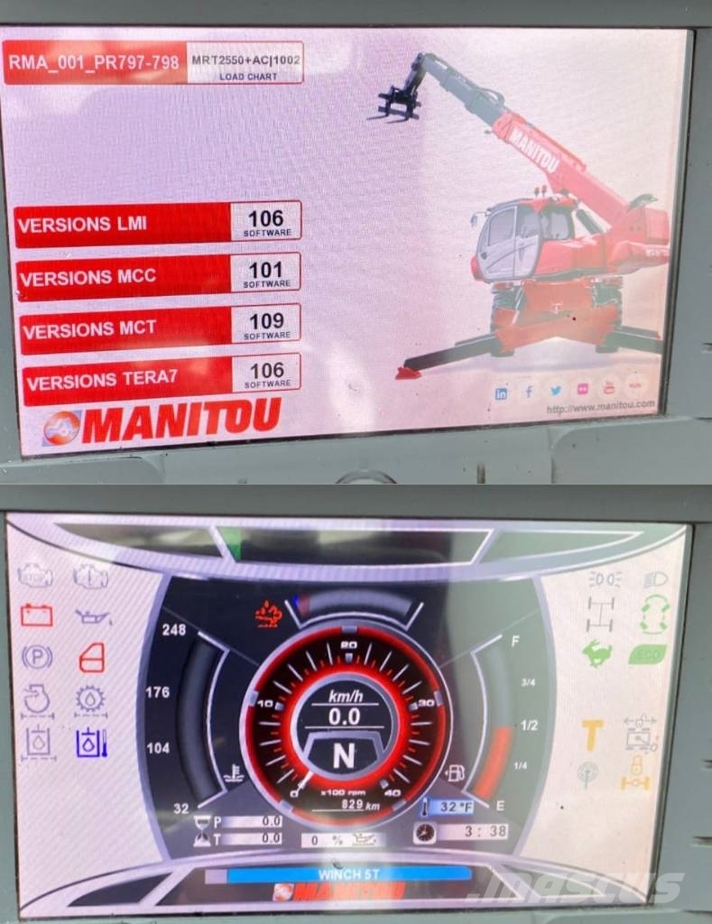 Manitou MRT 2550 Plus Privilège ST4-S2 1er Main endommagé Teleskoplader