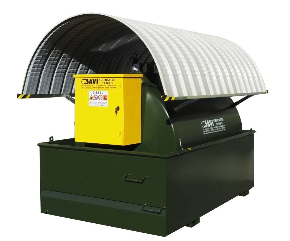 Savi Serbatoi PLANET con vasca di sicurezza 110% (DM 22-11-2017) Brandstof-en toegevoegde tanks