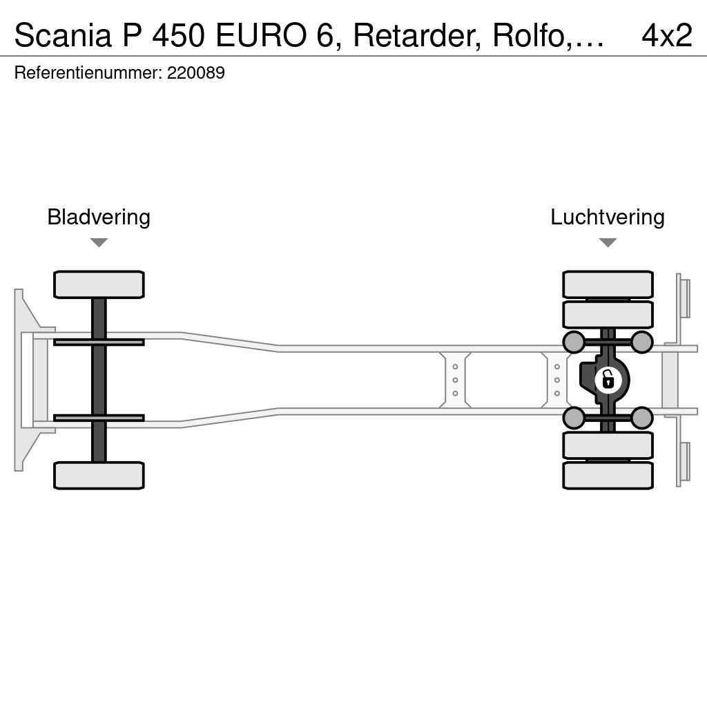 Scania P 450 EURO 6, Retarder, Rolfo, Combi Автовози
