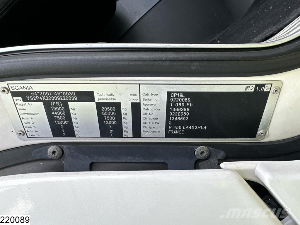 Scania P 450 EURO 6, Retarder, Rolfo, Combi Автовози
