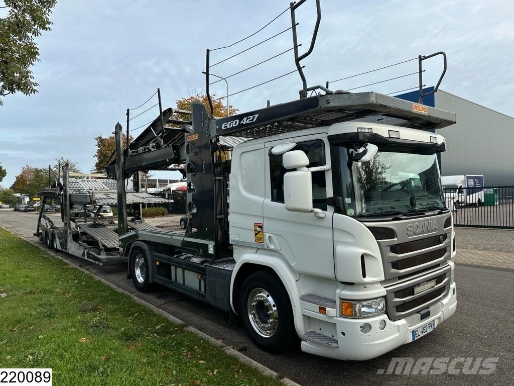Scania P 450 EURO 6, Retarder, Rolfo, Combi Автовози