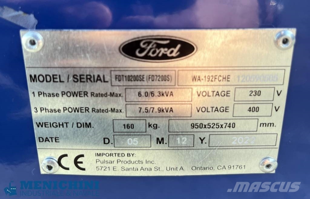 Ford FDT10200SE Diesel Generators