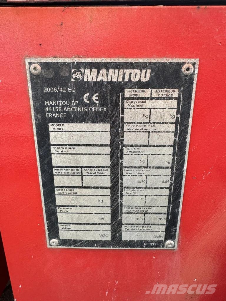Manitou 170AETJ L Hoogwerker Knikarmhoogwerker Articulated boom lifts