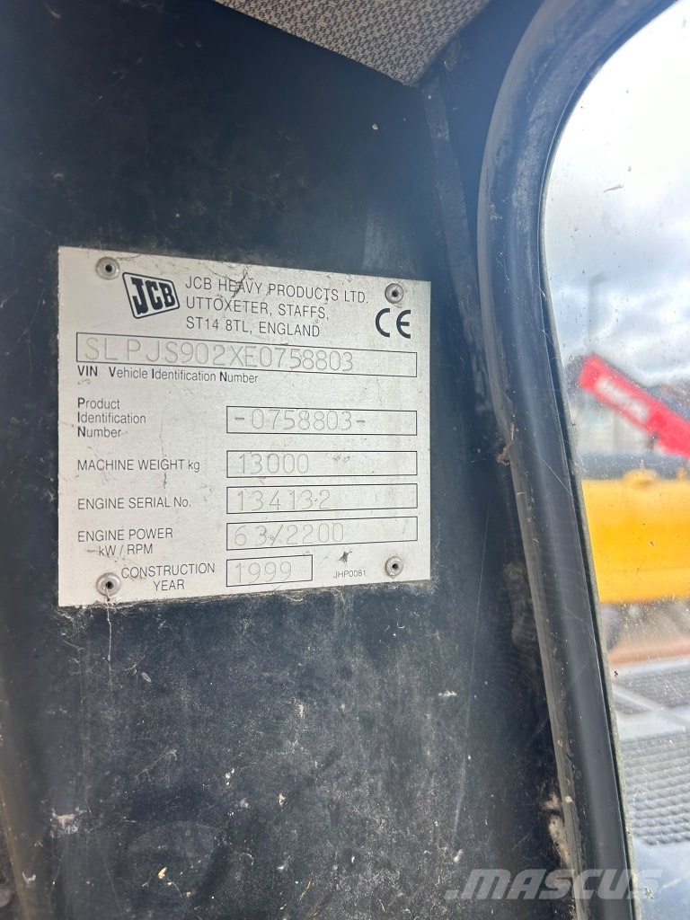 JCB JS130 Roomikekskavaatorid