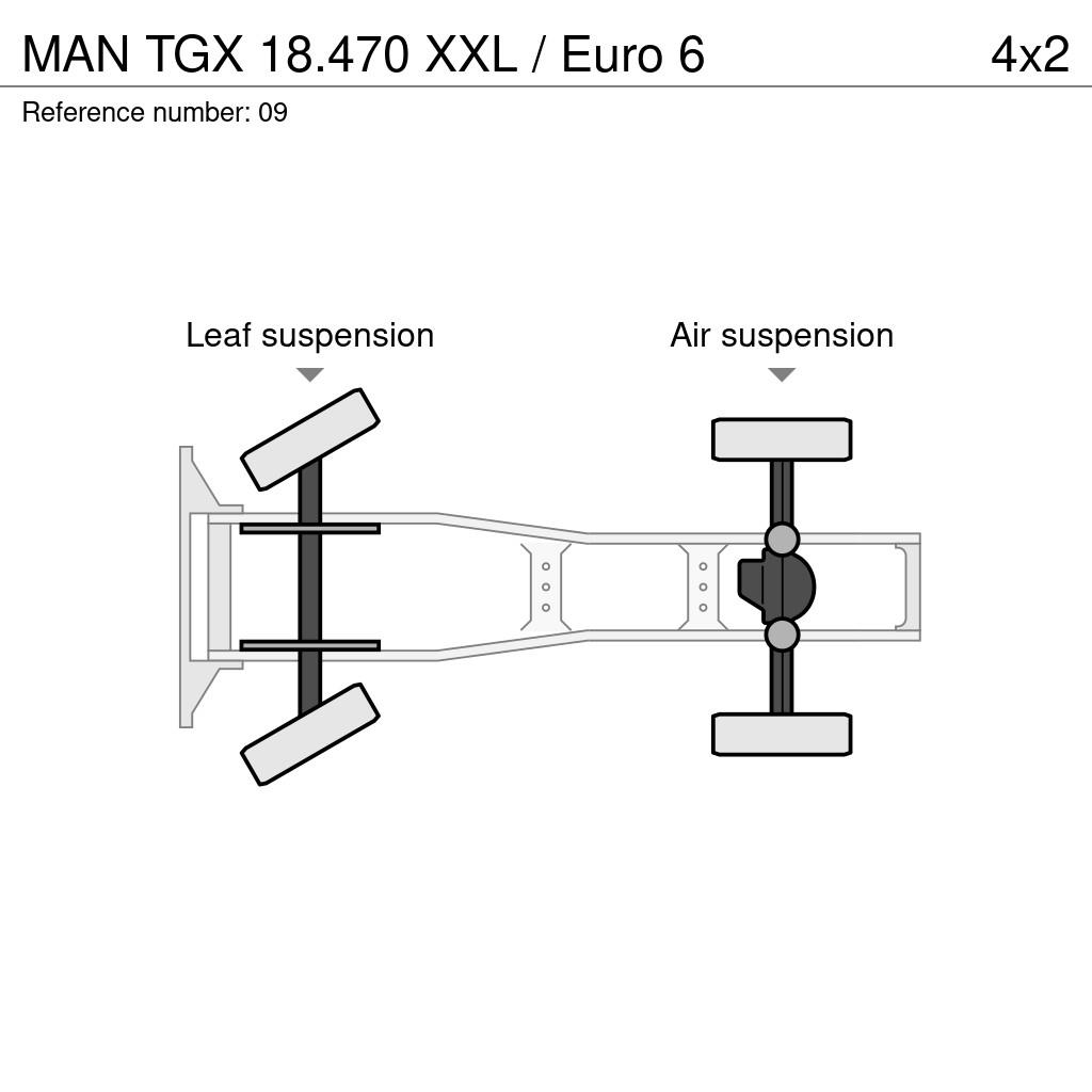 MAN TGX 18.470 XXL / Euro 6 트랙터 유닛