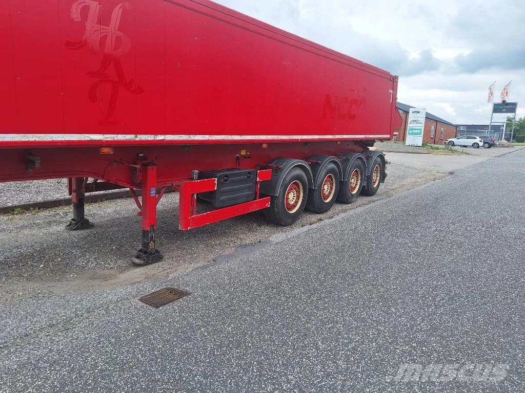Benalu 4 akslet 36 m3 tiptrailer Semi-trailer med tip