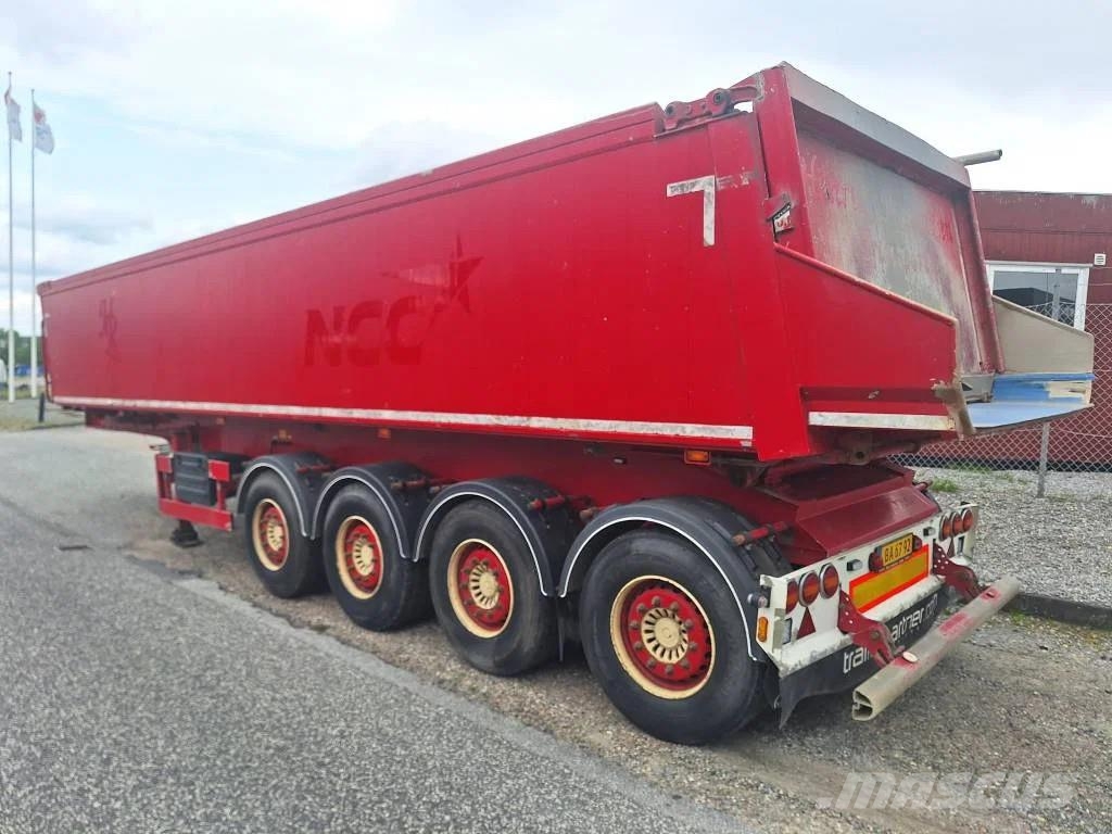 Benalu 4 akslet 36 m3 tiptrailer Semi-trailer med tip